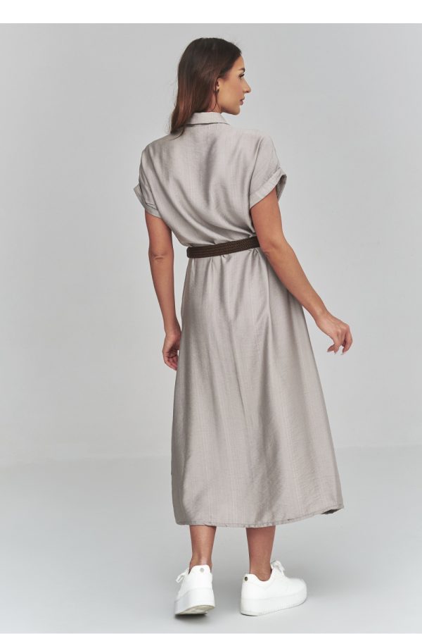 brown Daydress model 228280 Makadamia