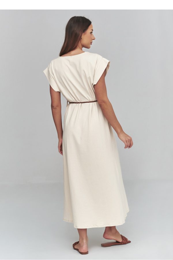 beige Daydress model 228282 Makadamia
