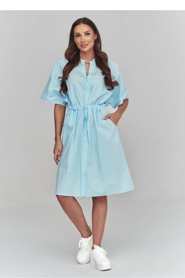 Blue Daydress in Day Dresses with Cotton