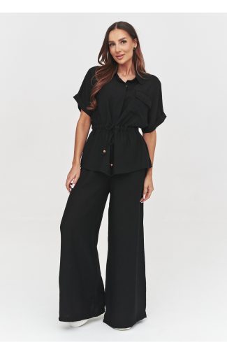 1126416 Black Set in Pants, Trousers, Shorts with Nylon and Viscose
