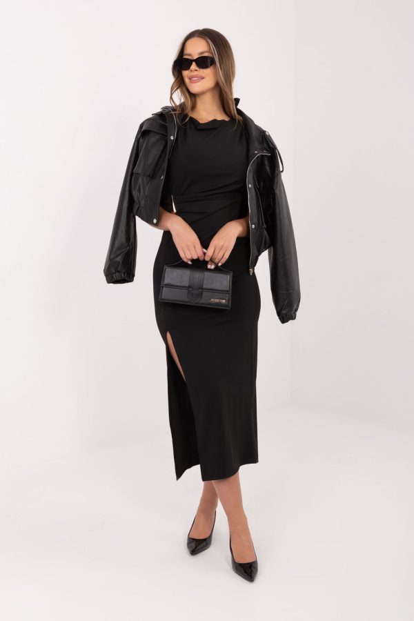 Black Cocktail Dress in Formal Dresses, Cocktail Dresses with Spandex, Polyester and Viscose
