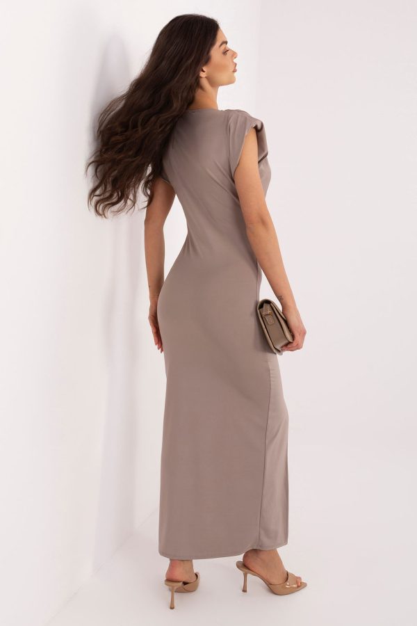Beige Cocktail Dress in Formal Dresses, Cocktail Dresses with Spandex, Polyester and Viscose
