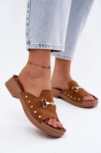1126650 brown Flip-flops model 228366 Step in style