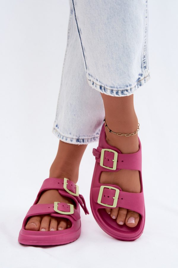 pink Platform sandals model 228372 Step in style