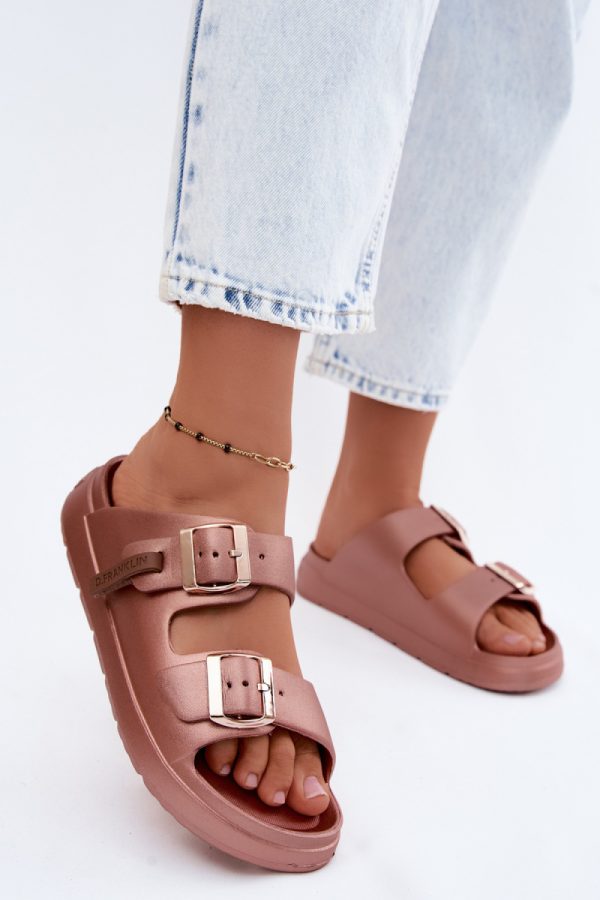 pink Platform sandals model 228373 Step in style