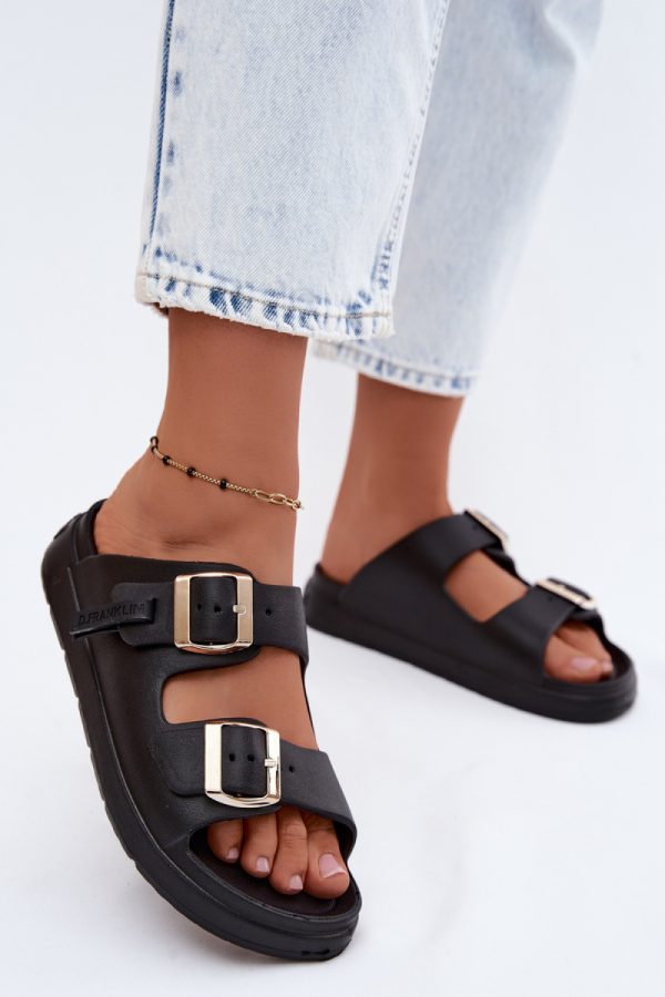 black Platform sandals model 228375 Step in style