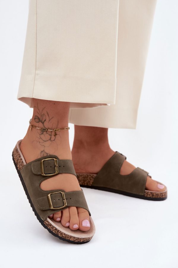 green Flip-flops model 228381 Step in style