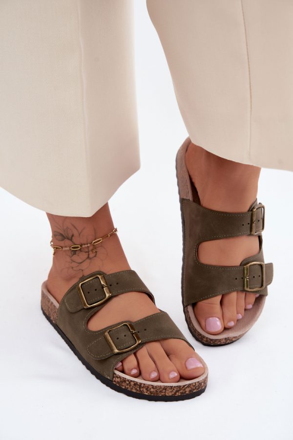 green Flip-flops model 228381 Step in style