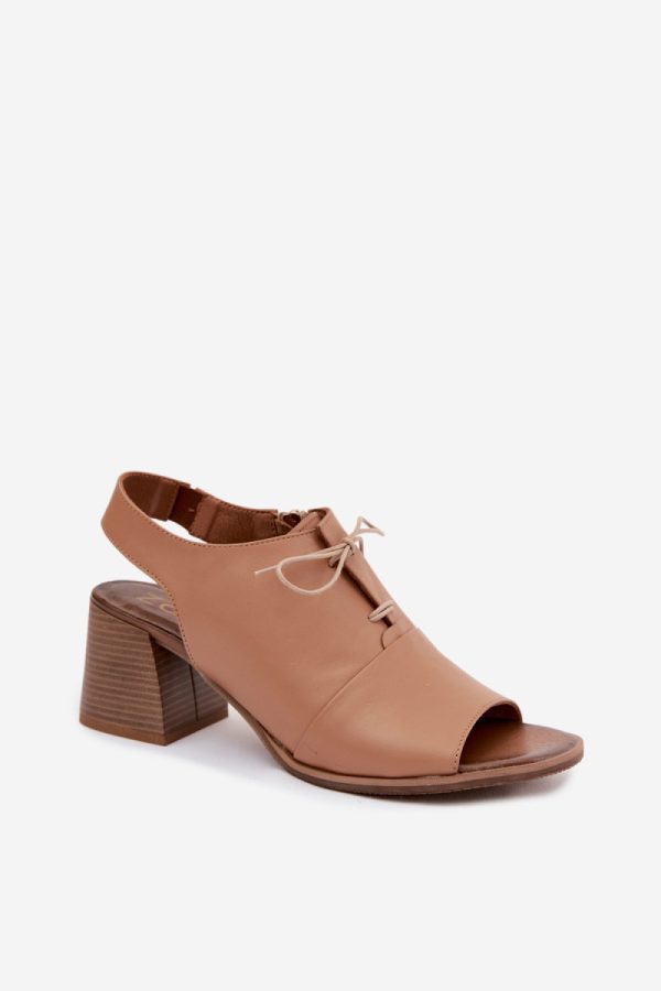 beige Heel sandals model 228387 Step in style