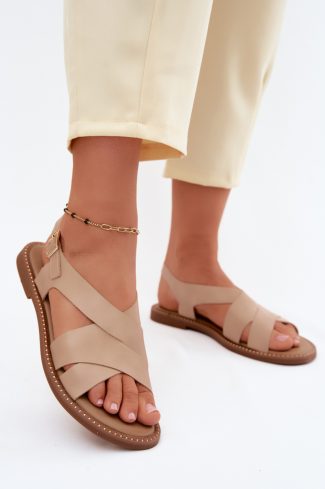 beige Sandals model 228392 Step in style