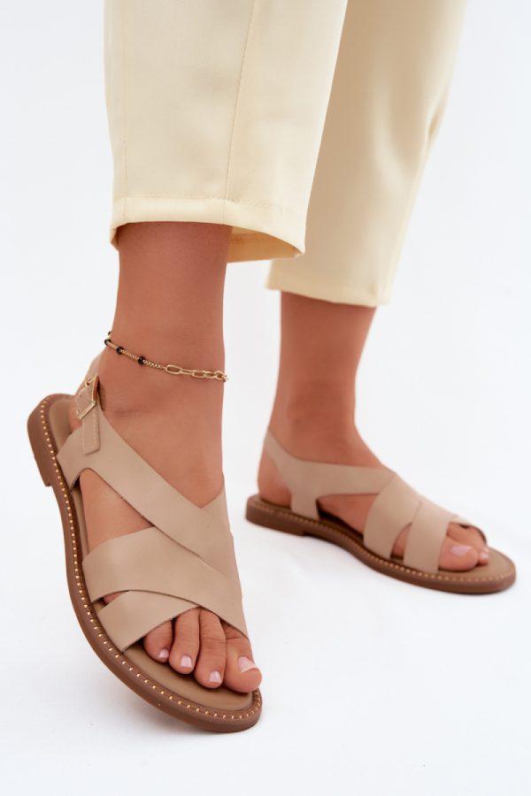 beige Sandals model 228392 Step in style
