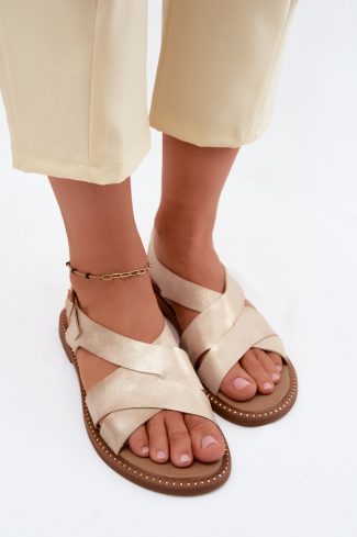 yellow Sandals model 228394 Step in style