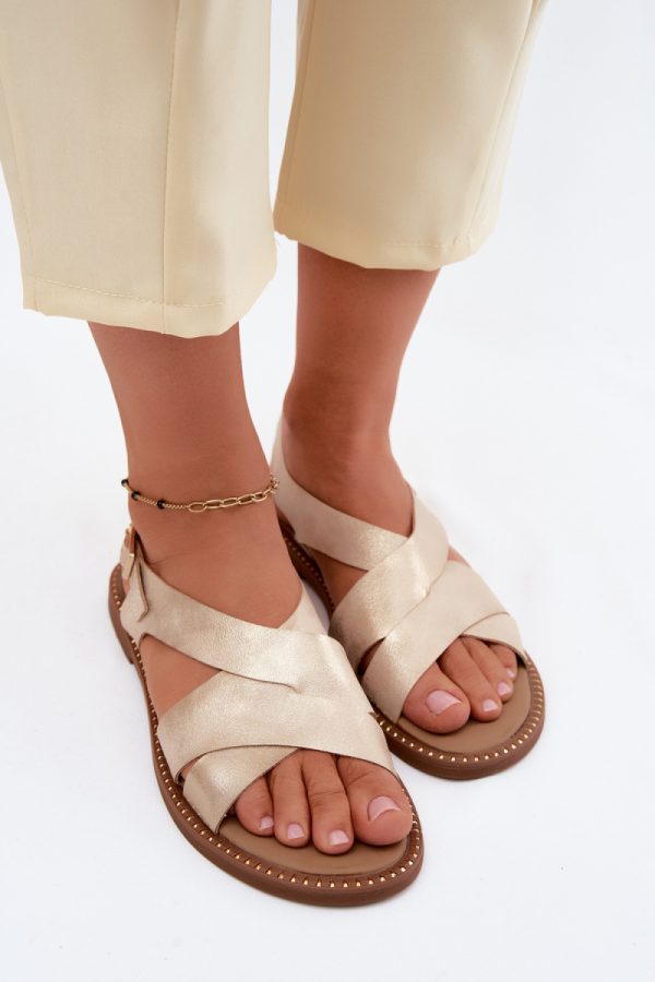 yellow Sandals model 228394 Step in style
