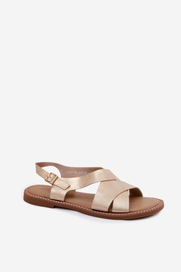 yellow Sandals model 228394 Step in style