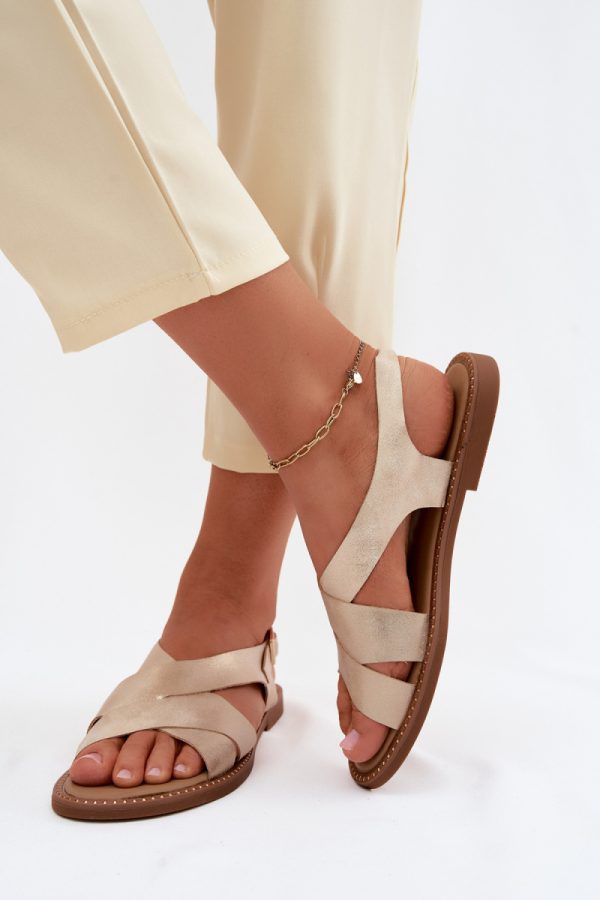 yellow Sandals model 228394 Step in style