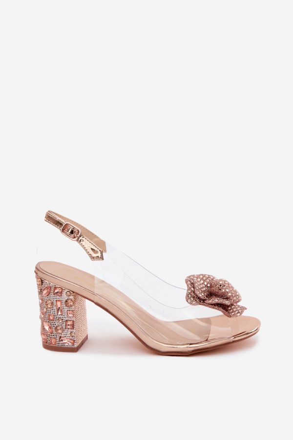 pink Heel sandals model 228405 Step in style