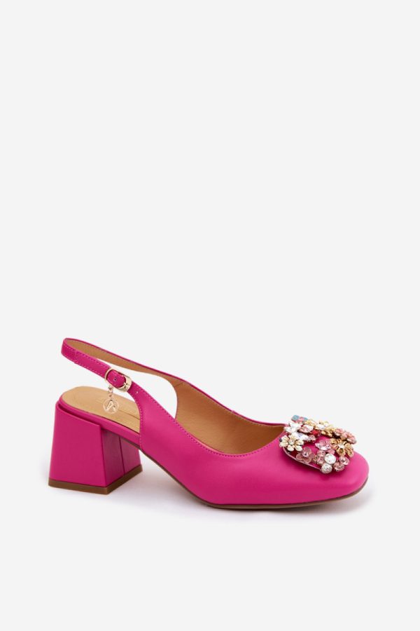 pink Block heel pumps model 228406 Step in style