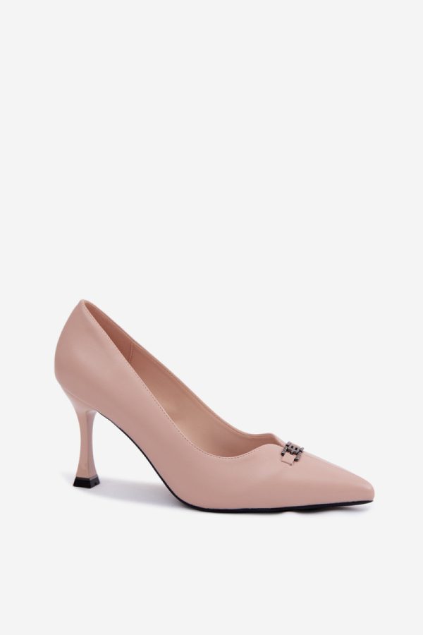 beige High heels model 228408 Step in style