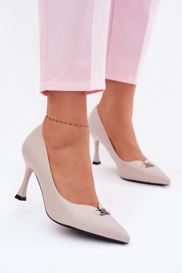 grey High heels model 228410 Step in style