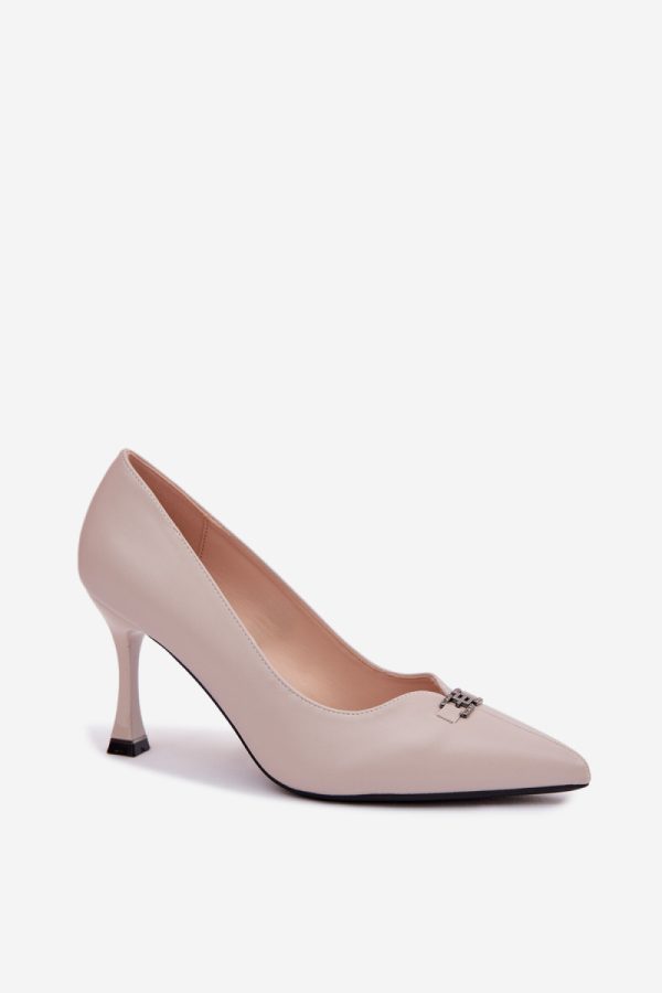 grey High heels model 228410 Step in style
