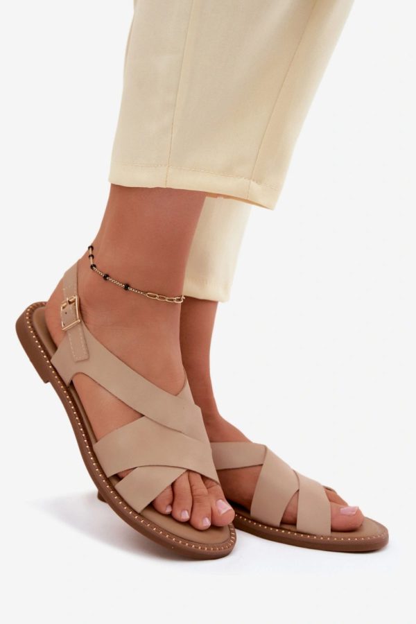 beige Sandals model 228392 Step in style
