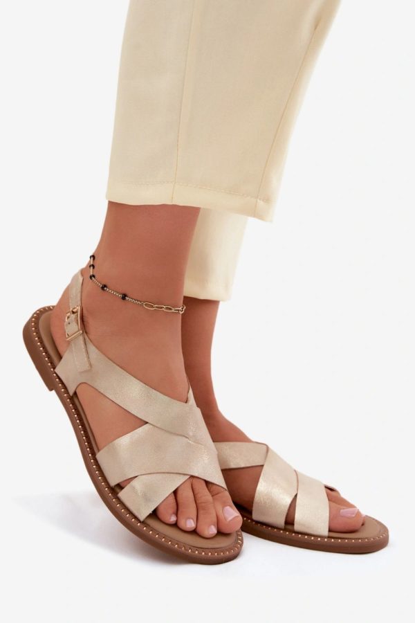 yellow Sandals model 228394 Step in style