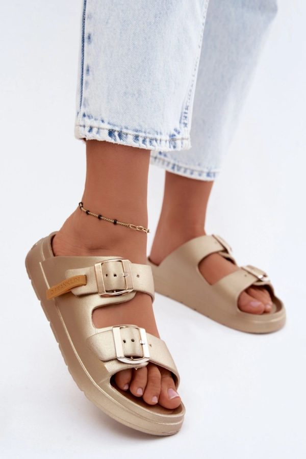 yellow Platform sandals model 228374 Step in style
