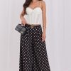 Black Women Trousers in Pants, Trousers, Shorts with Spandex and Polyester