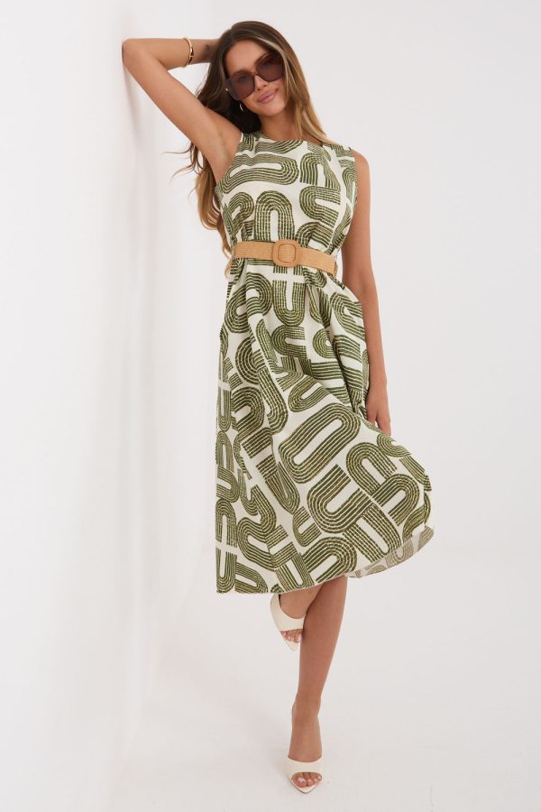 green Daydress model 228443 Italy Moda