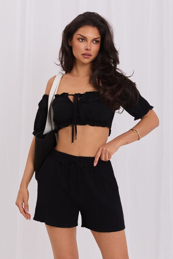 black Shorts model 228421 Italy Moda