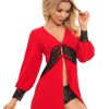 Red Bathrobe....Spandex and Polyester