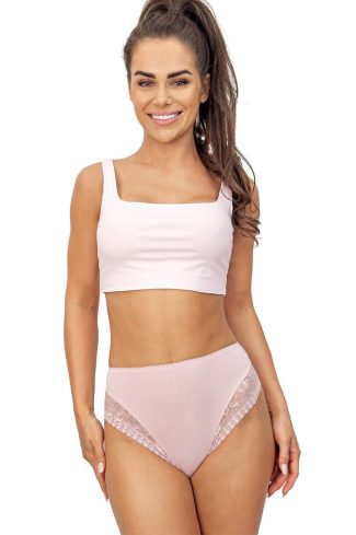 Pink Panties in Briefs with Spandex and Viscose