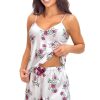 Beige Pyjama in Women`s Pyjamas, Sleepwear Sets with Spandex and Polyester