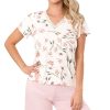 Beige Pyjama in Women`s Pyjamas, Sleepwear Sets with Spandex and Viscose