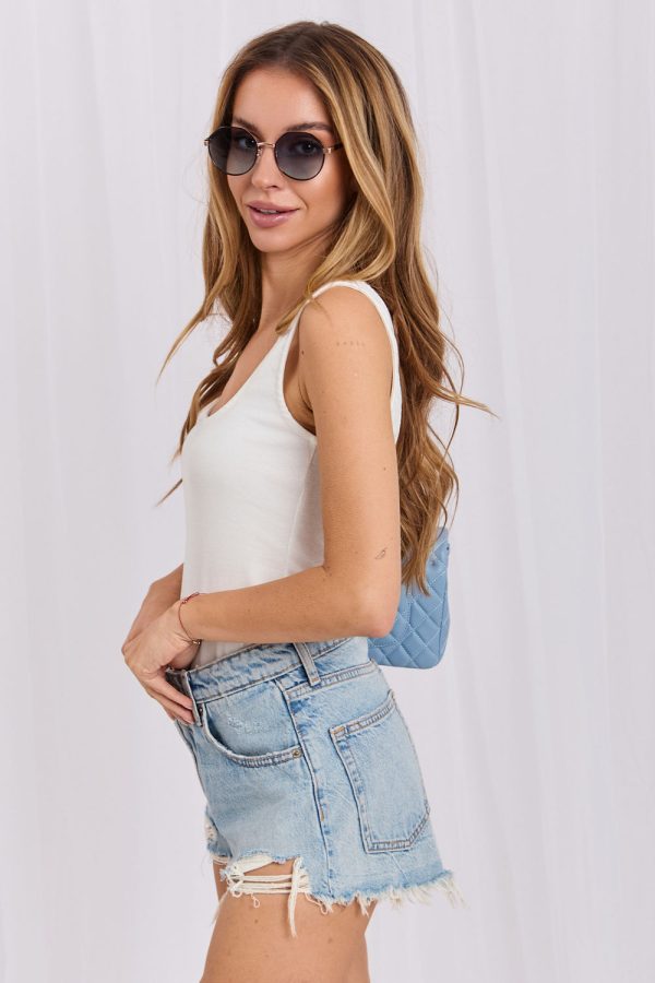Beige Top in Undershirts / Tops with Cotton and Spandex