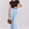 Brown T-shirt in Women`s Tops, T-shirts, Singlets with Cotton and Spandex