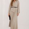 1127663 Beige Daydress in Day Dresses with Spandex, Polyester and Viscose