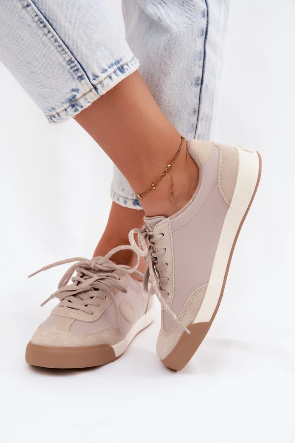 beige Sport Shoes model 228747 Step in style