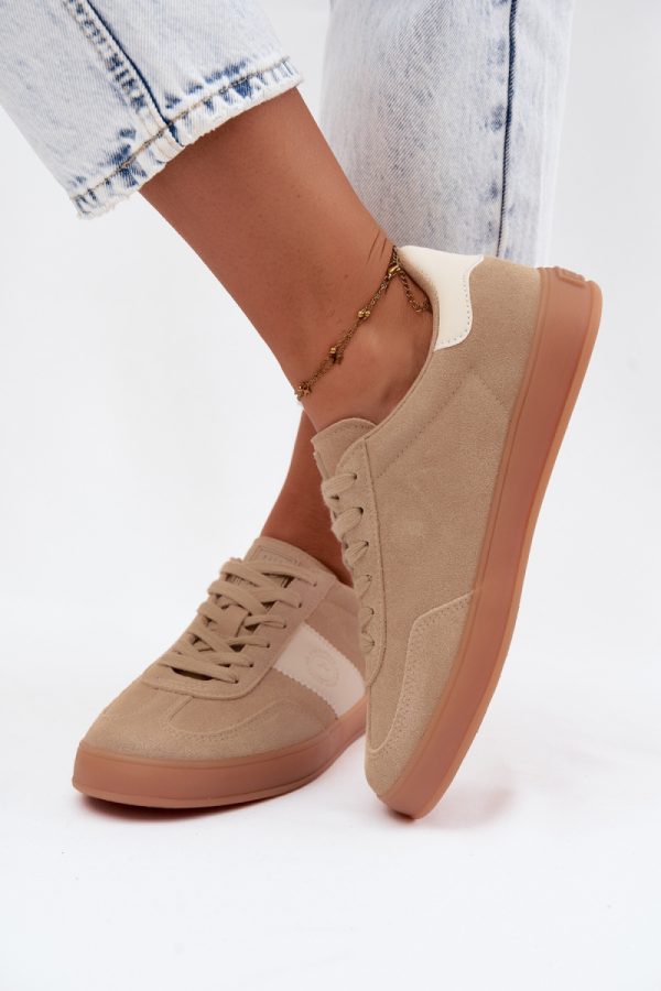 beige Sport Shoes model 228749 Step in style