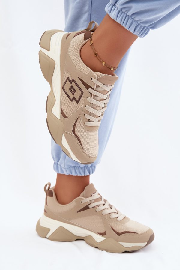 beige Sport Shoes model 228752 Step in style