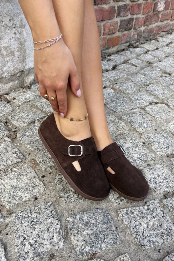 brown Half shoes model 228754 Step in style