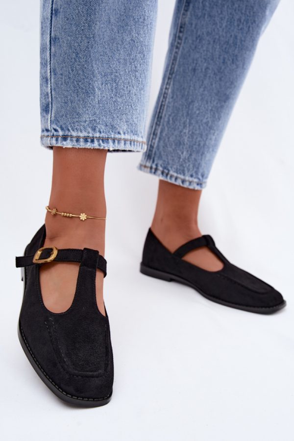 black Half shoes model 228758 Step in style