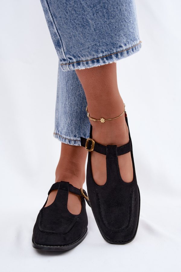 black Half shoes model 228758 Step in style