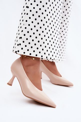 beige Heel pumps model 228763 Step in style
