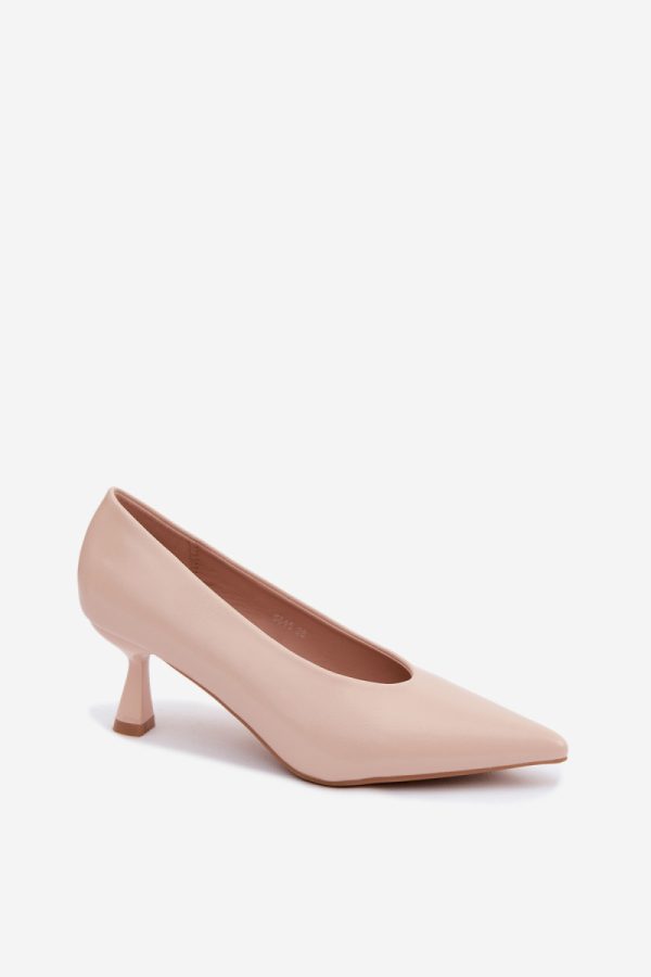 beige Heel pumps model 228763 Step in style