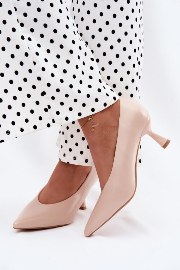 beige Heel pumps model 228763 Step in style