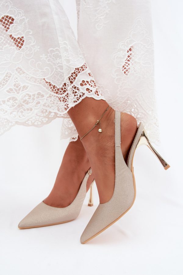 yellow High heels model 228765 Step in style