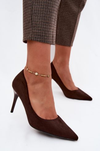 1127902 brown High heels model 228767 Step in style