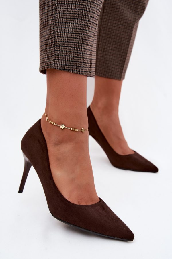 brown High heels model 228767 Step in style
