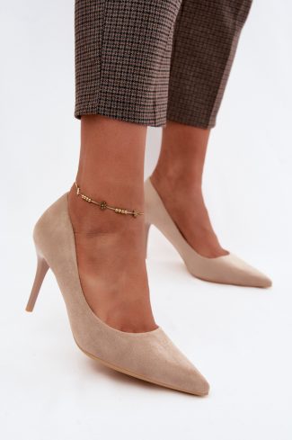 1127905 beige High heels model 228768 Step in style